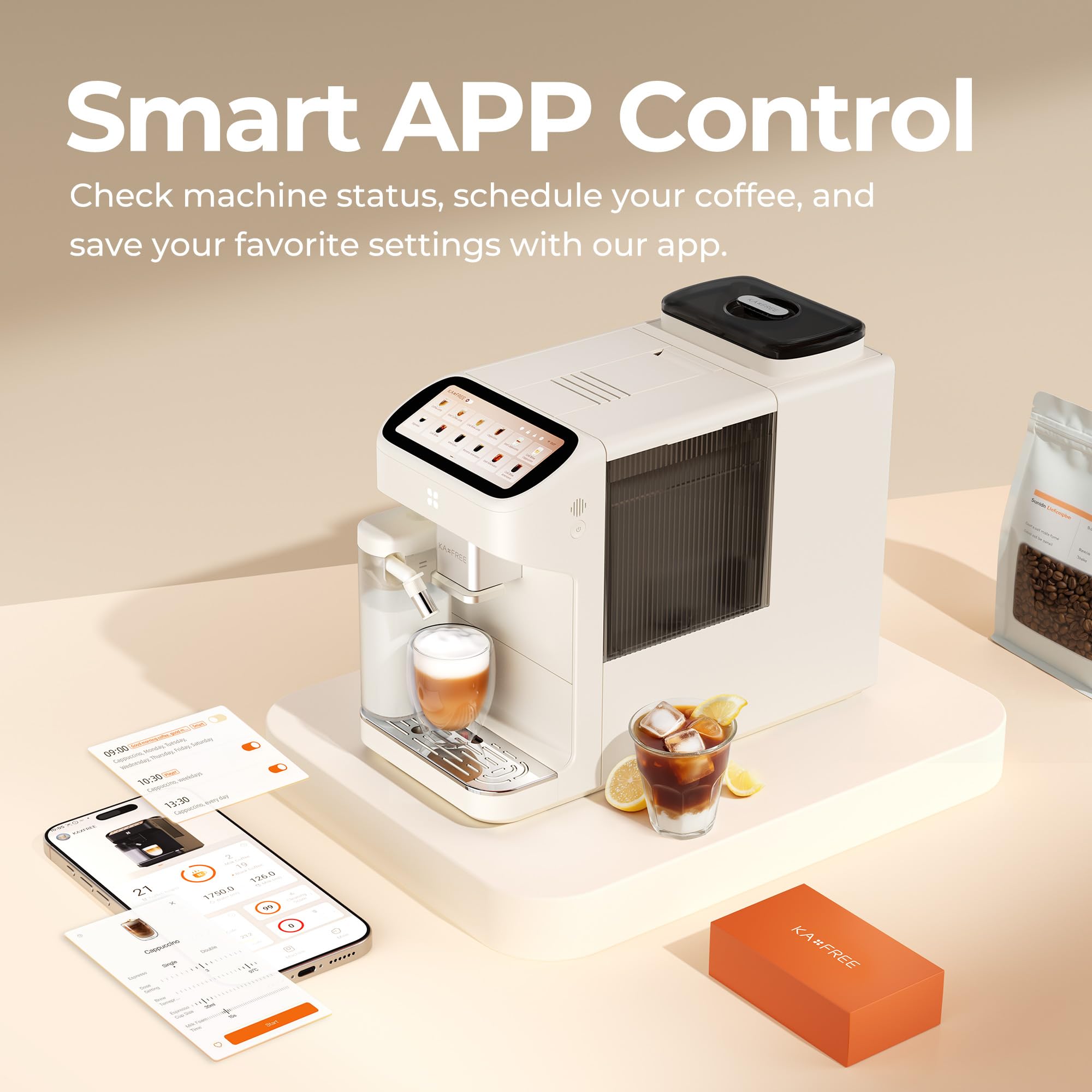 Amazon.com: KAXFREE SF1 Max Fully Automatic Espresso Machine with